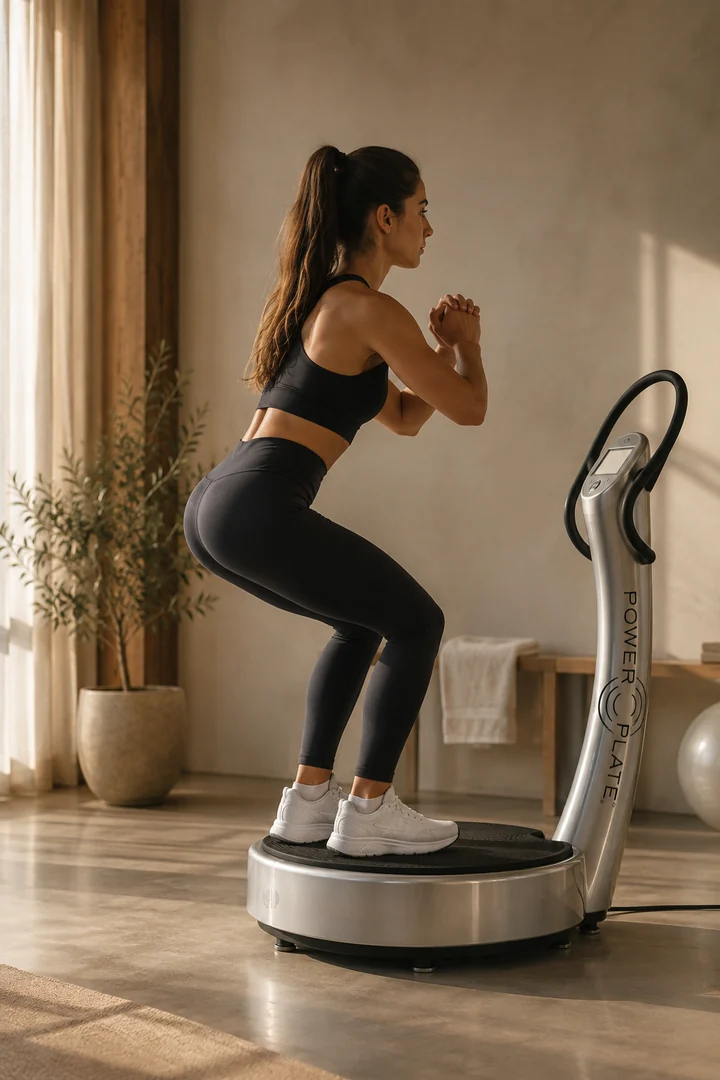 Entrenamiento de aceleración vibratoria y estabilidad con Power Plate en Physio Wellness